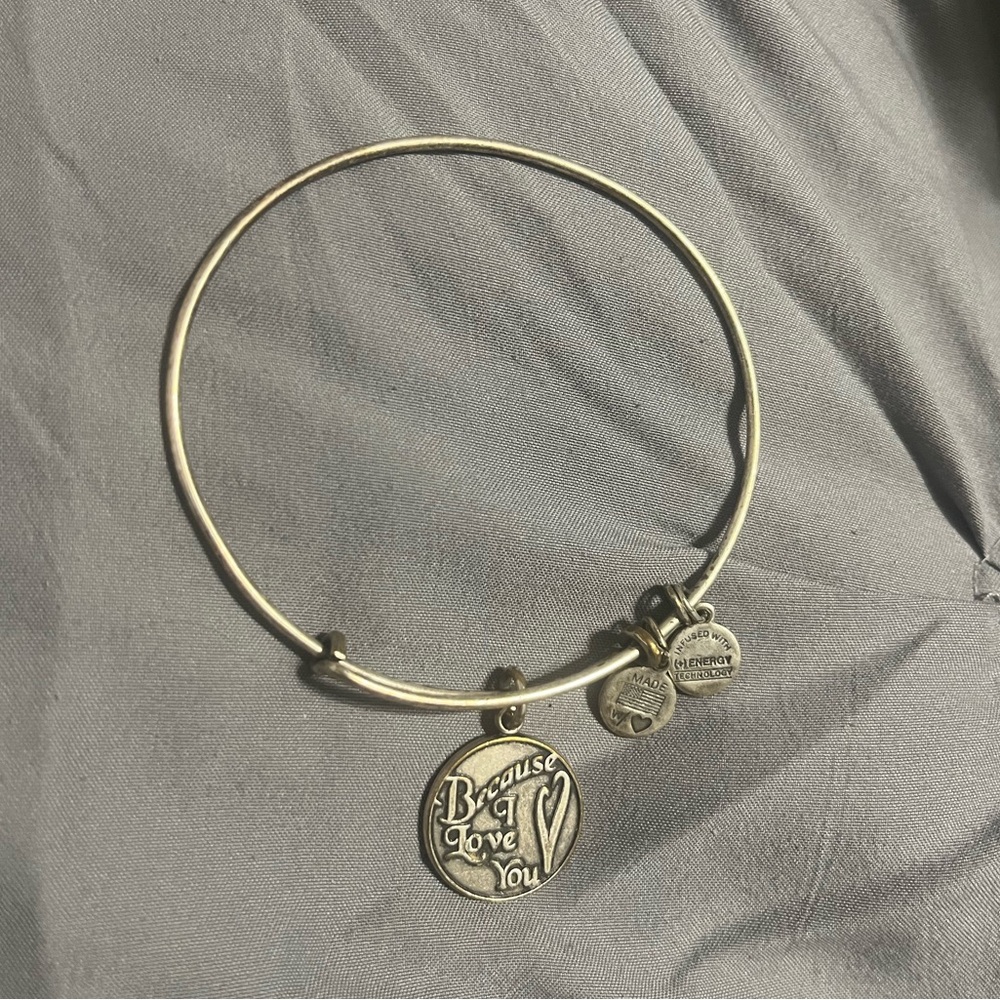 Alexi and Ani Bangle with “Because I Love You” charm